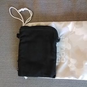 Dagne Dover Skye essentials pouch in Onyx organic cotton
